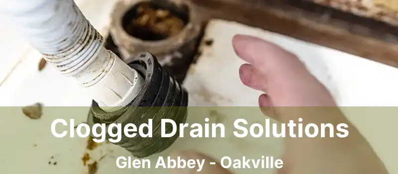 Clogged Drain Solutions Glen Abbey - Oakville